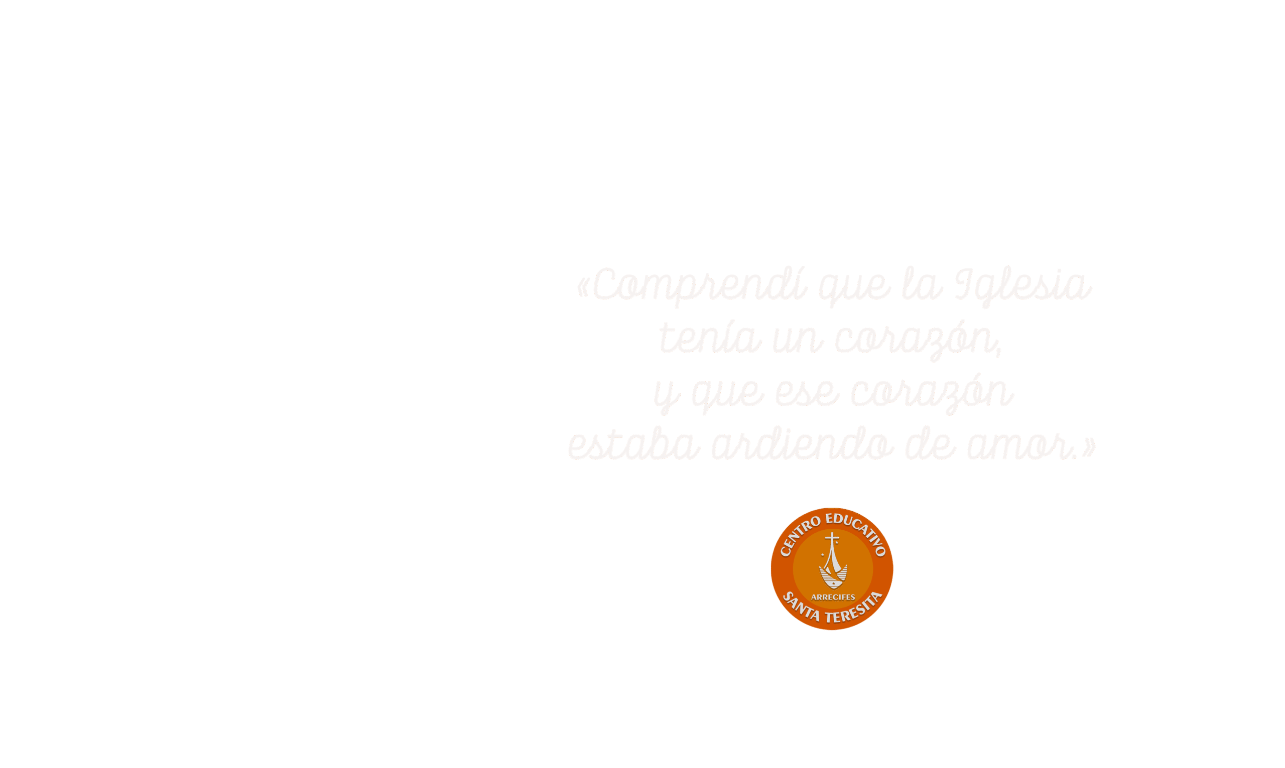 Santa Teresita 1 – Texto y Logo